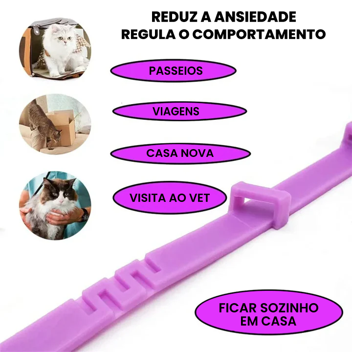Kit Especial Cães e Gatos: Leve 2 Coleiras Calmantes Pelo Preço de 1 !