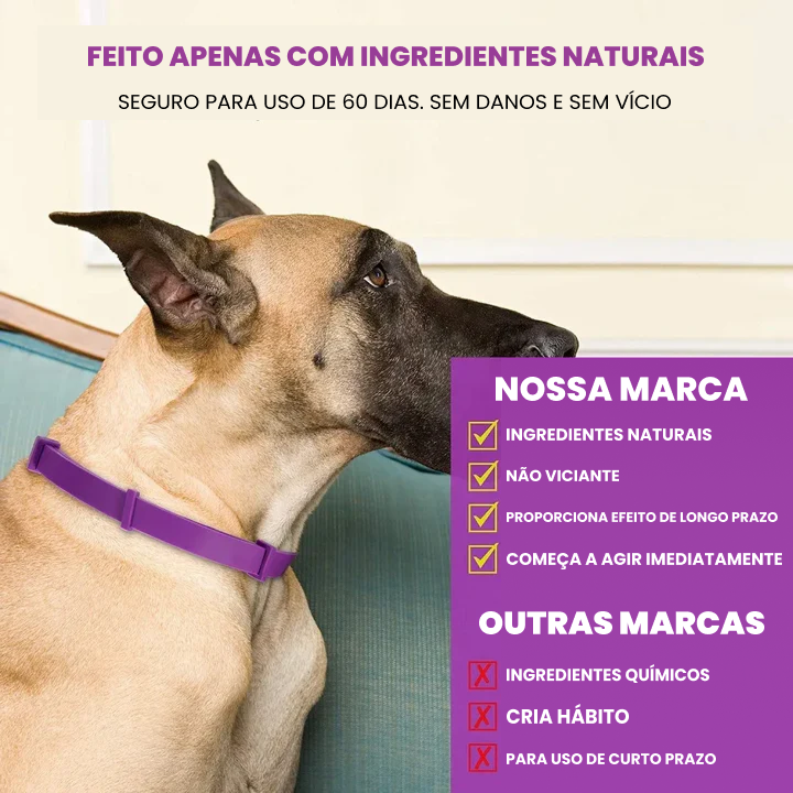 Kit Especial Cães e Gatos: Leve 2 Coleiras Calmantes Pelo Preço de 1 !