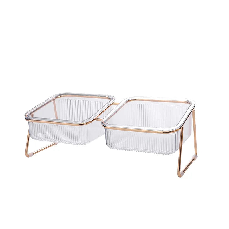 Tigela Transparente com Suporte