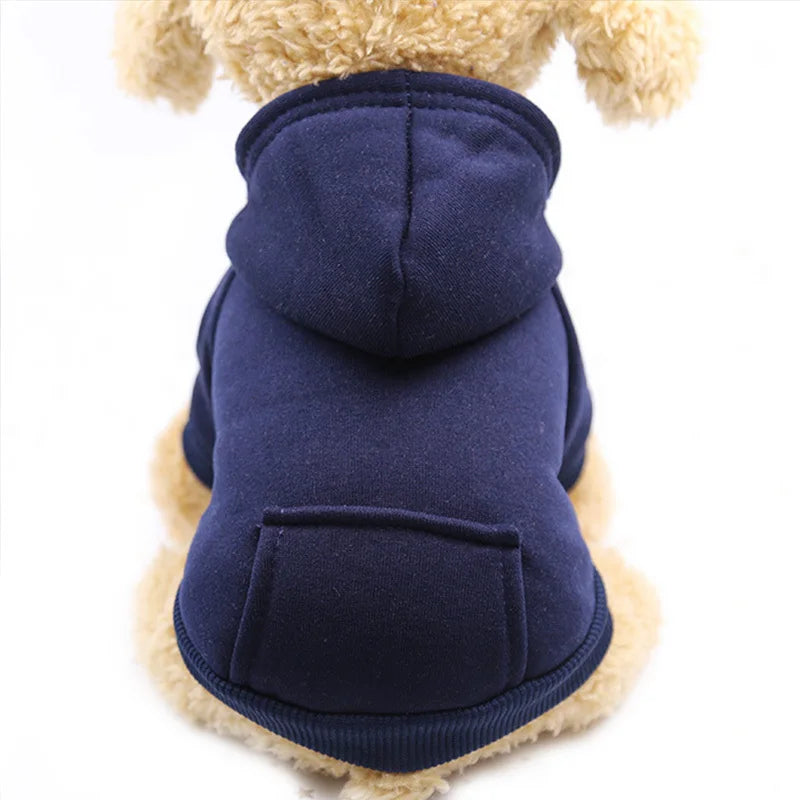 Moleton com Capuz Básico - Roupa para Cães e Gatos.