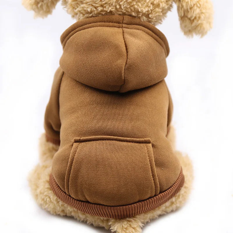Moleton com Capuz Básico - Roupa para Cães e Gatos.