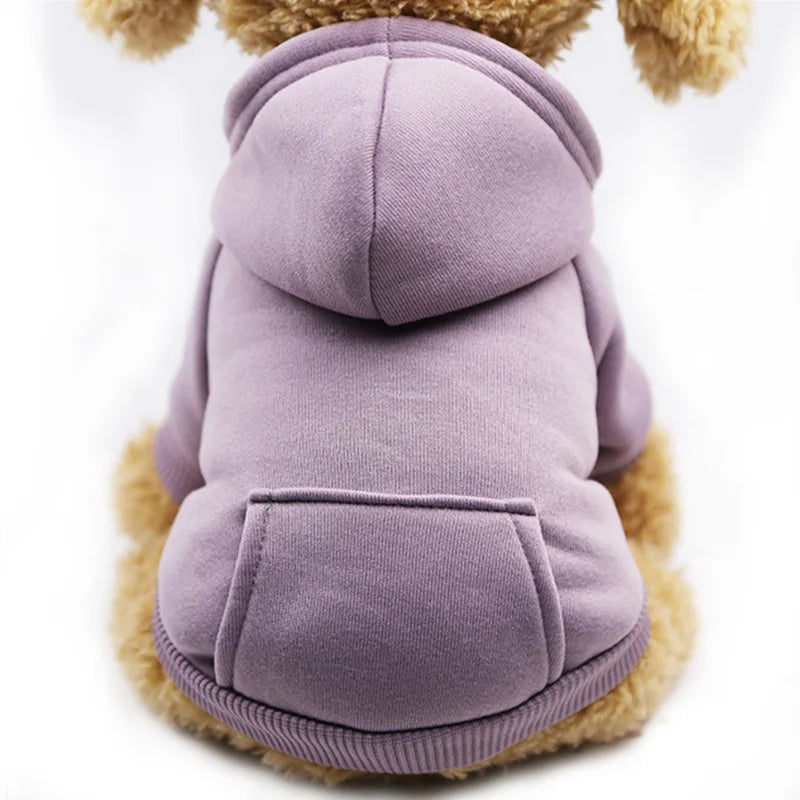 Moleton com Capuz Básico - Roupa para Cães e Gatos.