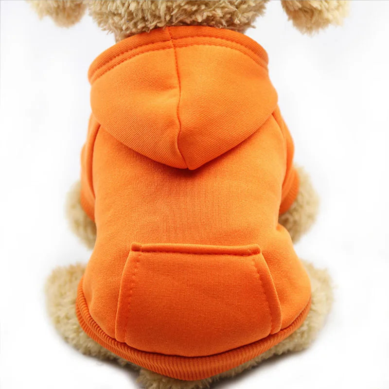 Moleton com Capuz Básico - Roupa para Cães e Gatos.