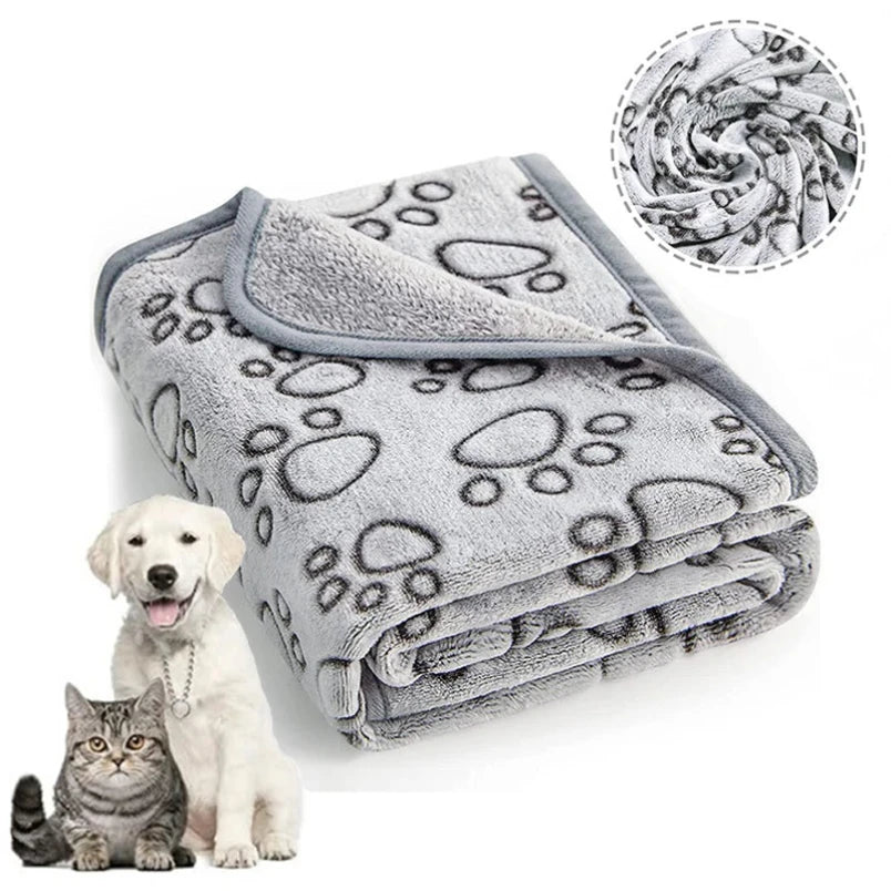 Cobertor de Patinhas para Cães e Gatos
