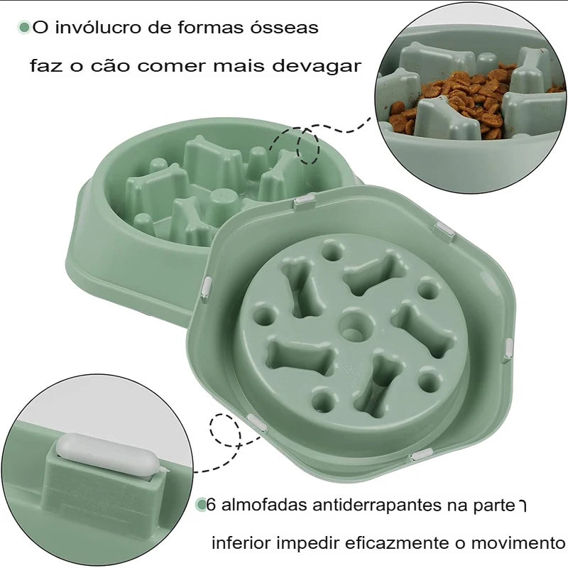 Tigela de Alimentação Lenta