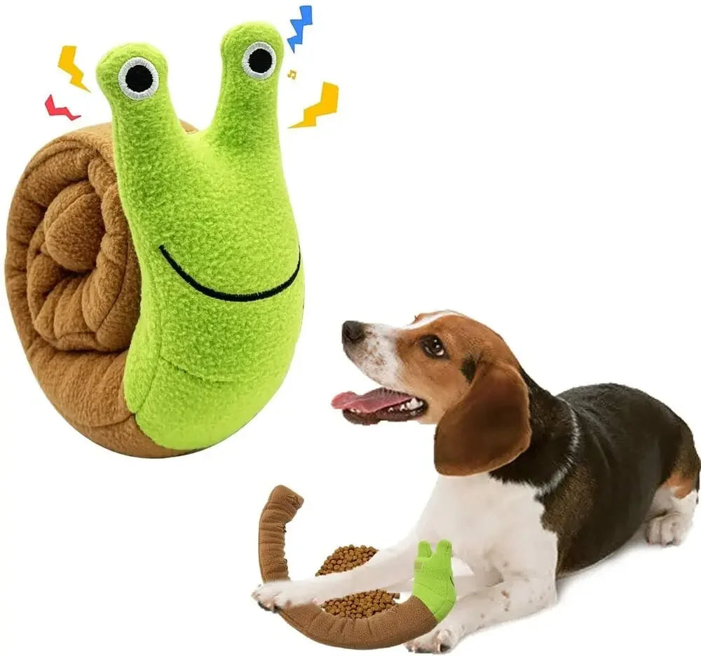 Brinquedo Interativo em Forma de Caracol para Cães