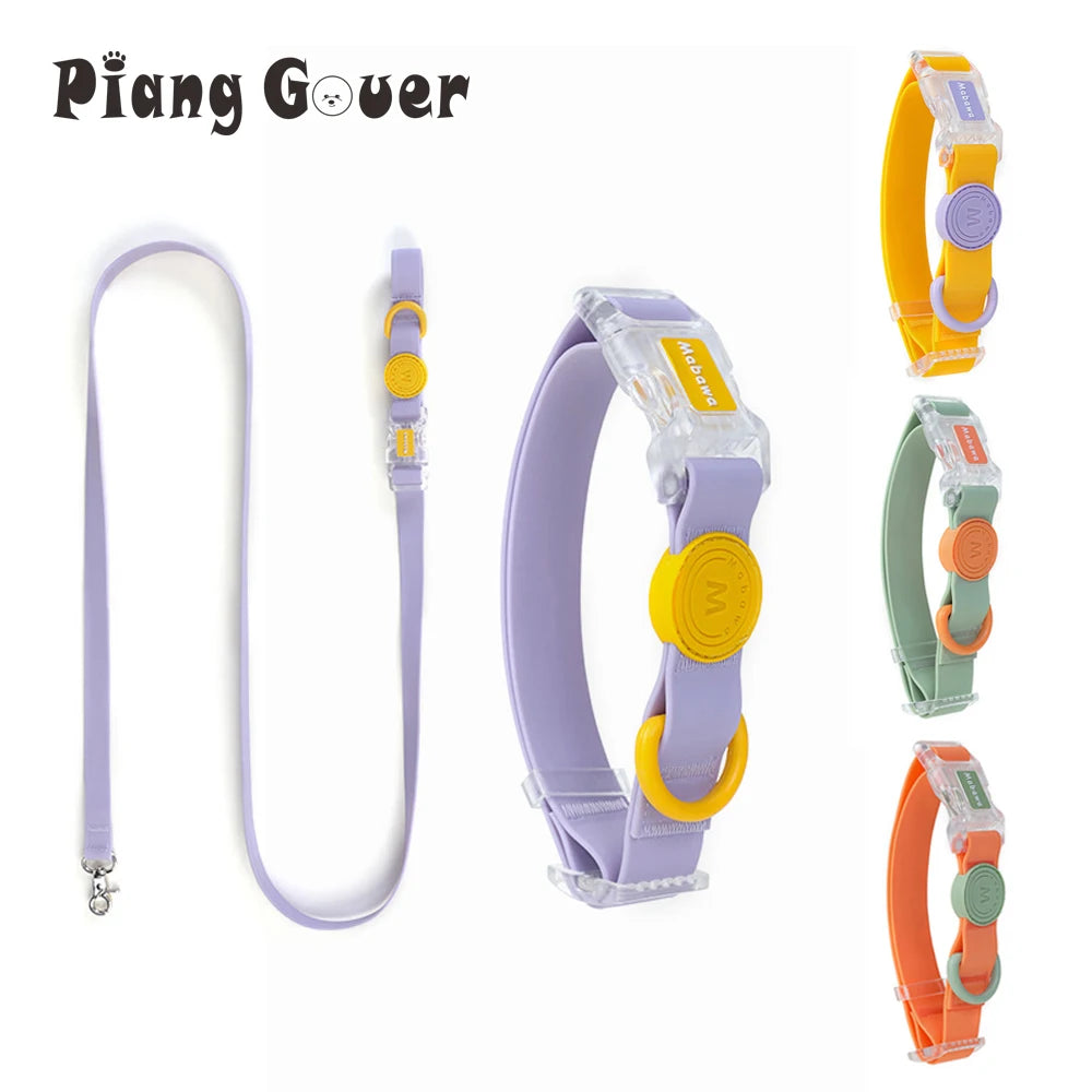 Conjunto - Coleira e Guia Candy Color para Pets