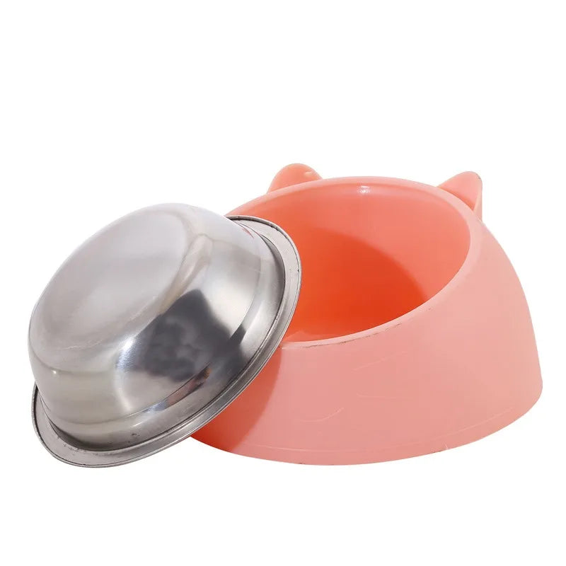 Tigela de Inox com Orelhinhas e Suporte