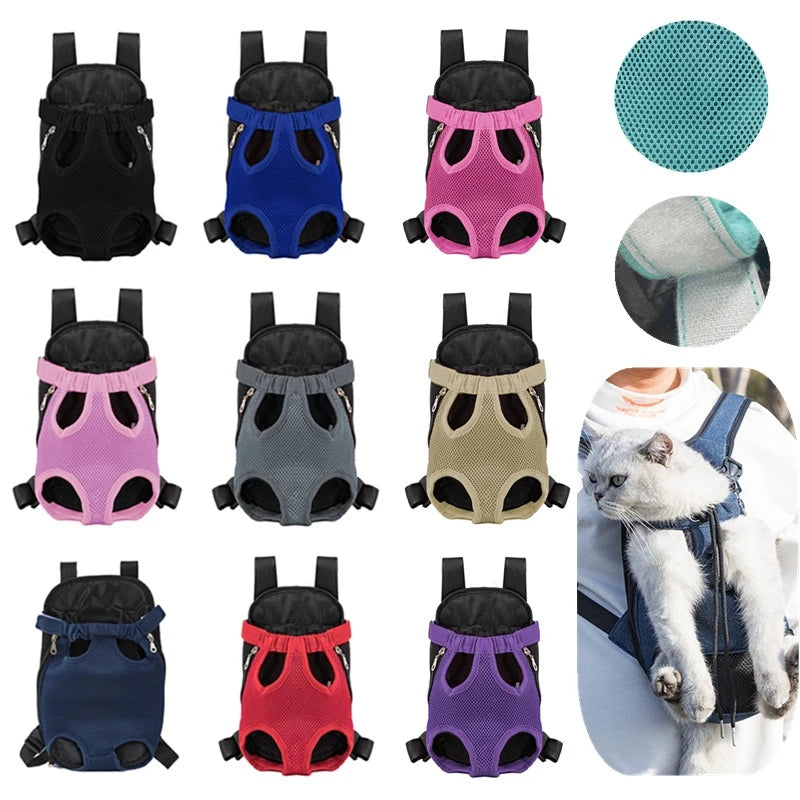 Bolsa/Saco Transportadora para Gatos e Cães – Conforto Frontal ou Traseiro em Qualquer Passeio
