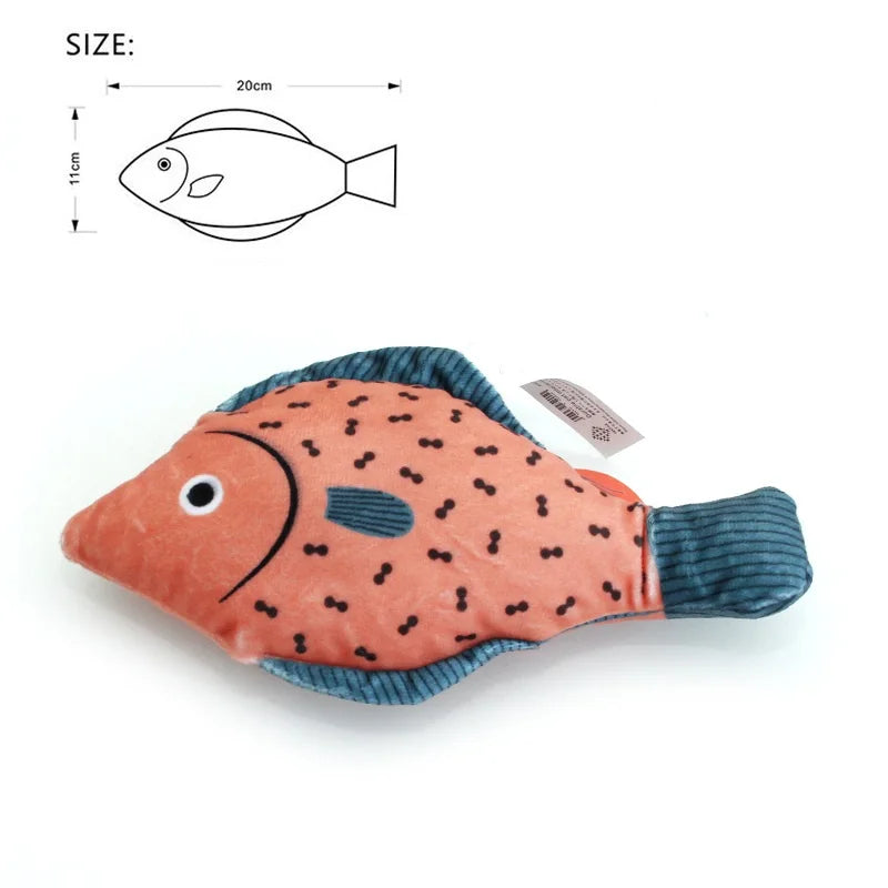 Brinquedo Interativo para Gatos - Peixes Divertido com Catnip