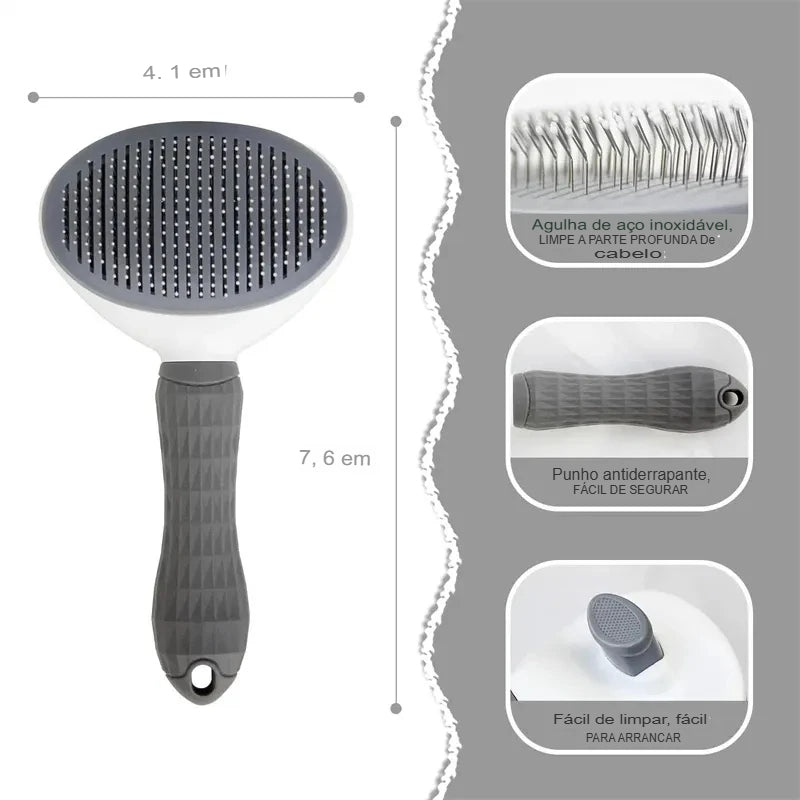 Escova de Higiêne Tira Pelos para Pets