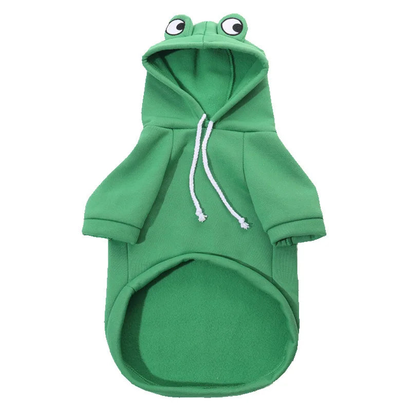 Roupa para Cães - Blusa Sapinho com Capuz