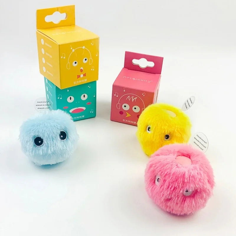 Bola de Pelúcia com Som para Gatos