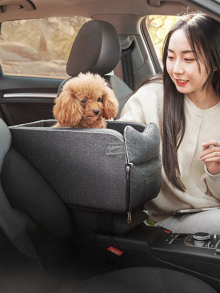 Assento de Carro Portátil para Cães e Gatos