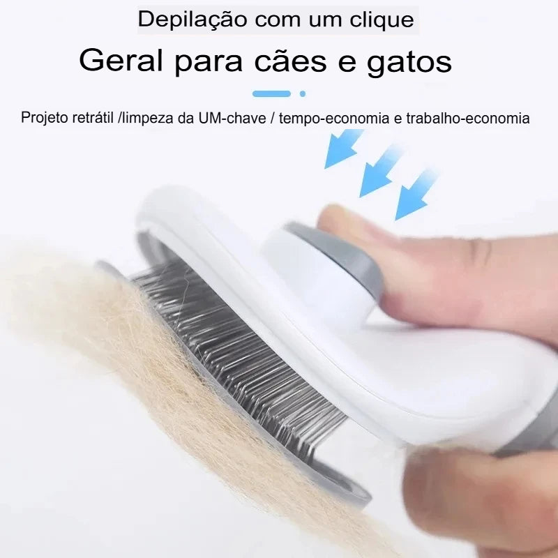 Escova de Higiêne Tira Pelos para Pets