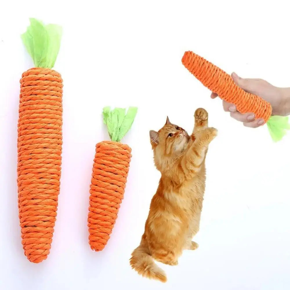 Cenoura em Sisal - Brinquedo Interativo para Gatos