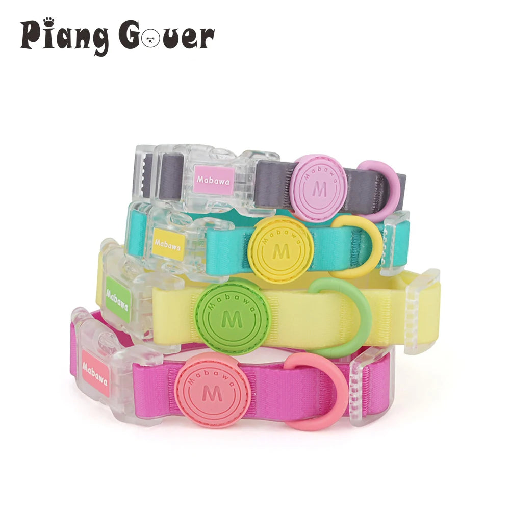 Coleira ou Conjunto Candy Color para Pets