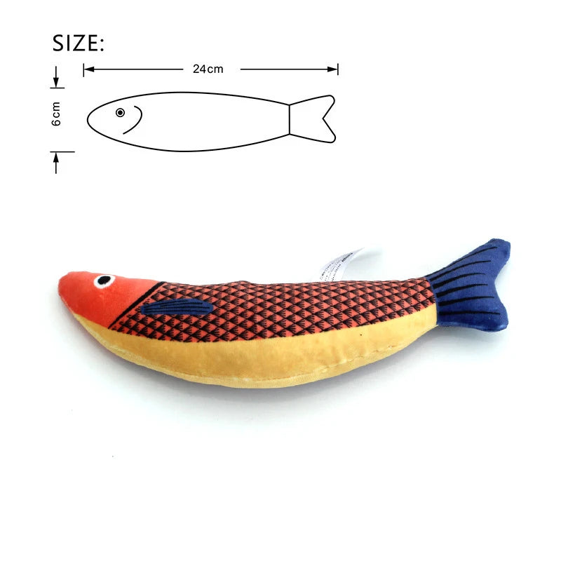 Brinquedo Interativo para Gatos - Peixes Divertido com Catnip