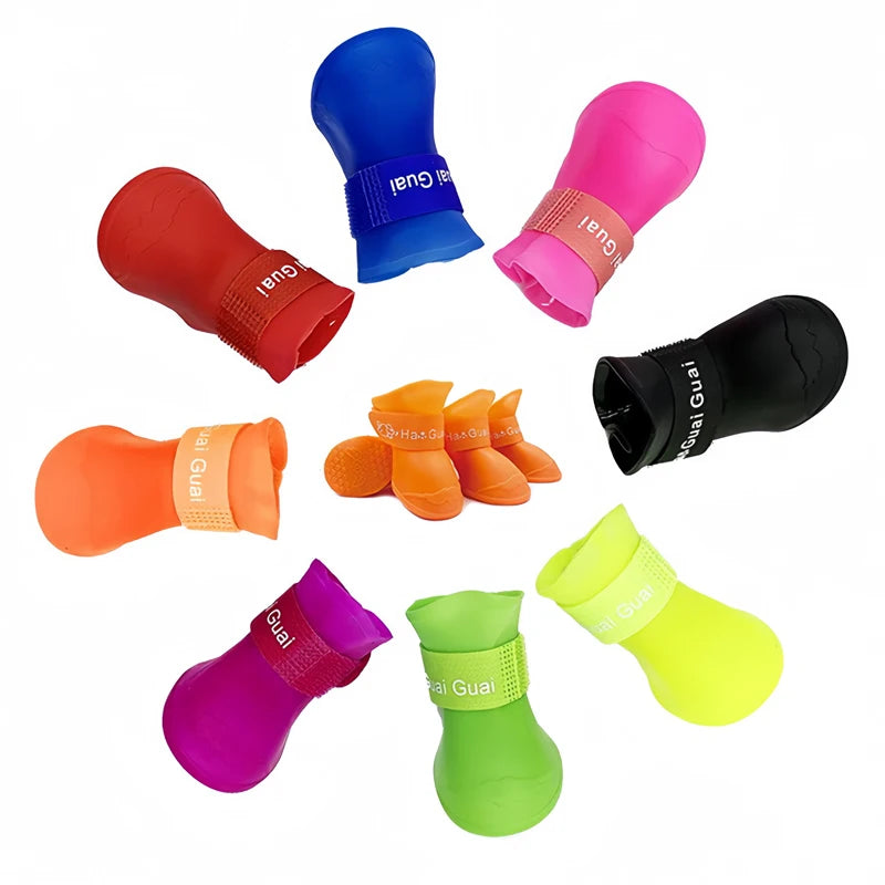Botas Impermeáveis Antiderrapantes para Pets