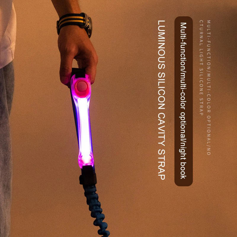 Correia para Coleira com Luz LED para Cães – Anti-perda.