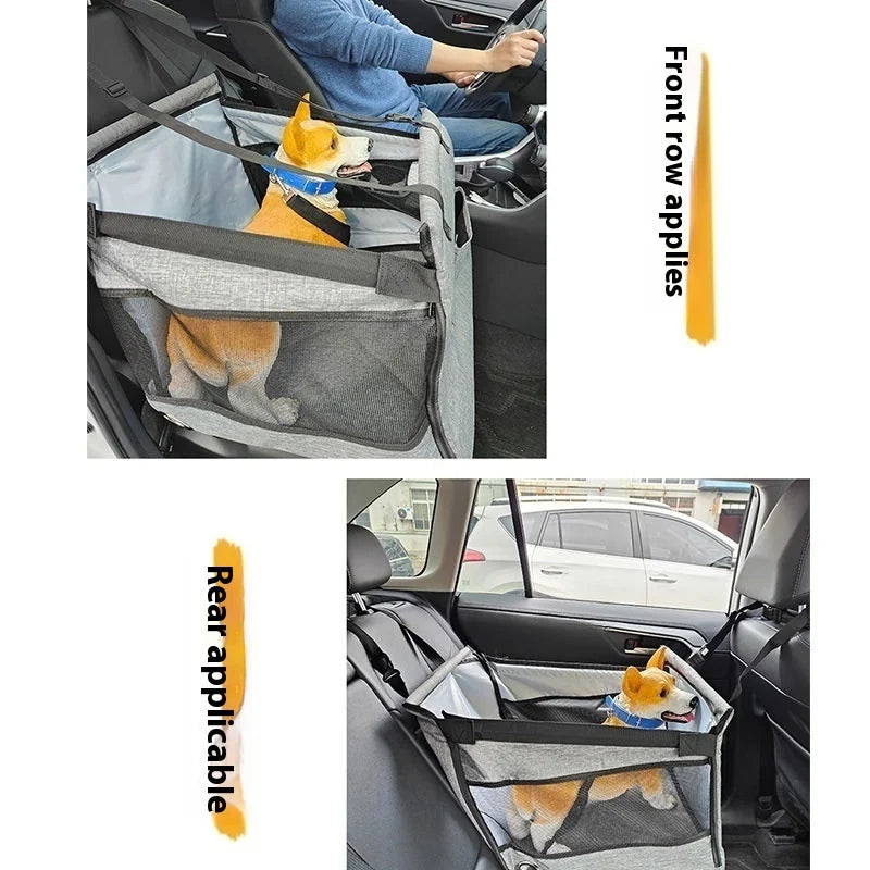 Assento de Carro Portátil para Pets - Impermeável.
