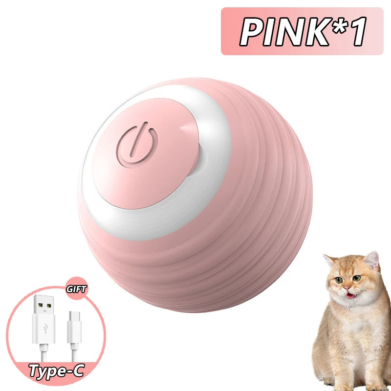 Bola Inteligente Interativa Para Cães e Gatos - Recarregável e Silenciosa