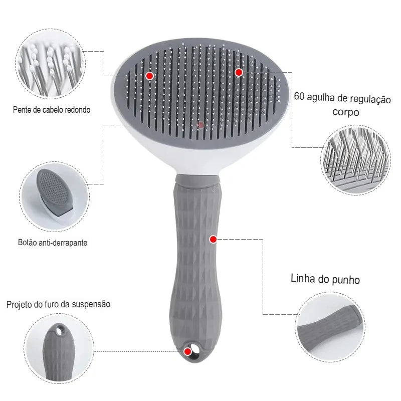 Escova de Higiêne Tira Pelos para Pets