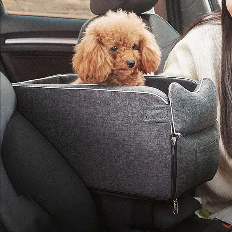 Assento de Carro Portátil para Cães e Gatos