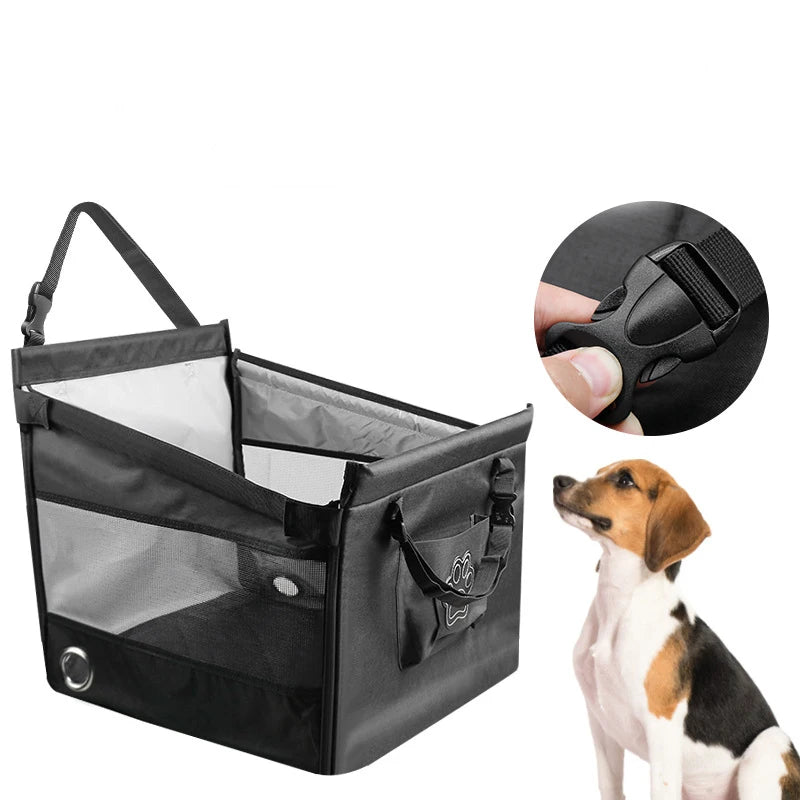 Assento de Carro Portátil para Pets - Impermeável.