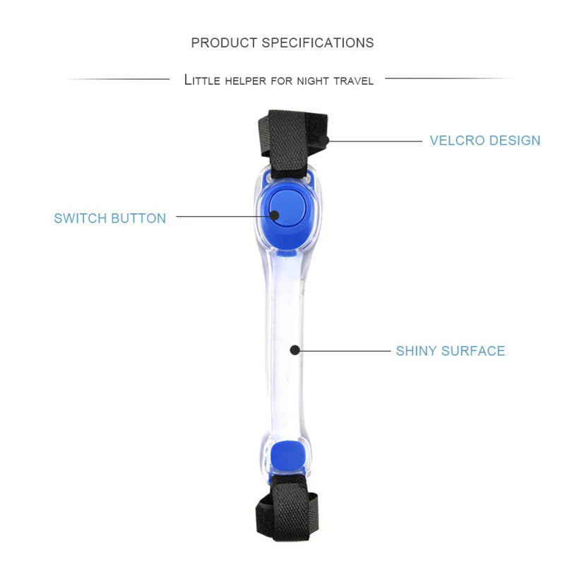 Correia para Coleira com Luz LED para Cães – Anti-perda.