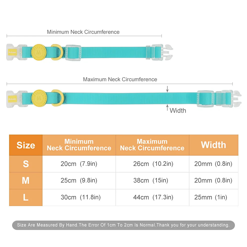 Coleira ou Conjunto Candy Color para Pets