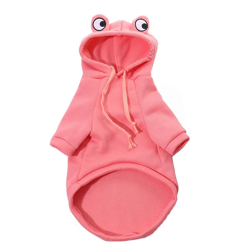 Roupa para Cães - Blusa Sapinho com Capuz