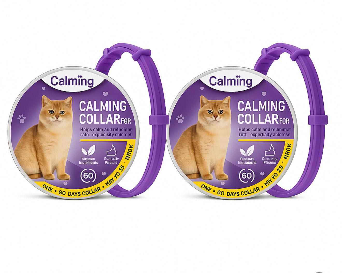 Kit Especial Cães e Gatos: Leve 2 Coleiras Calmantes Pelo Preço de 1 !