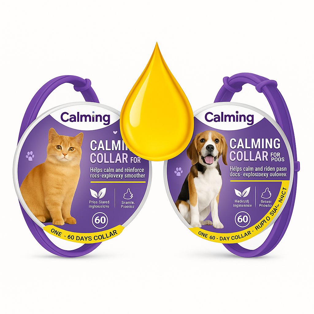 Coleira Calmante para Gatos e Cachorros