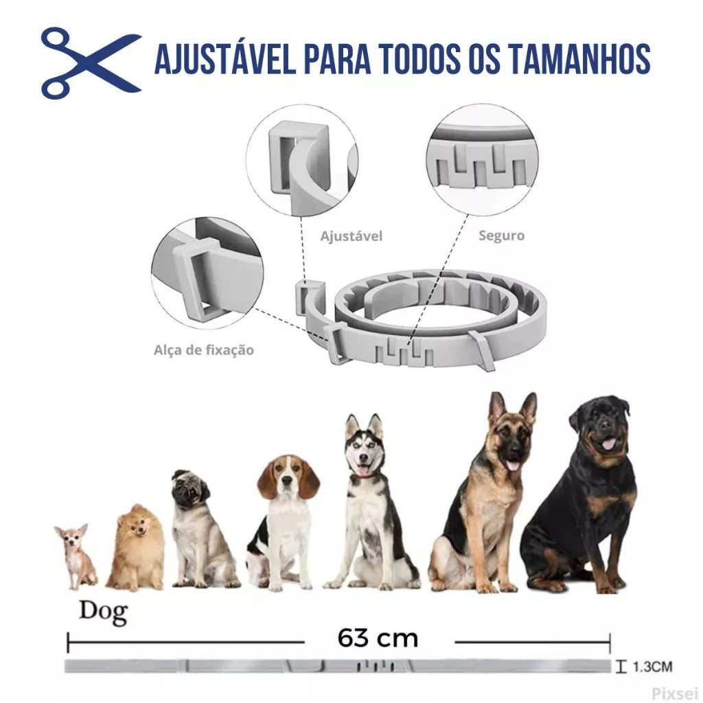 Coleira Antiparasitárias para Cães e Gatos