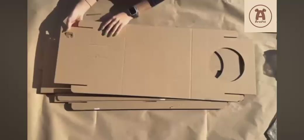 Casinhas em Papelão para Gatos - Enriquecimento Ambiental