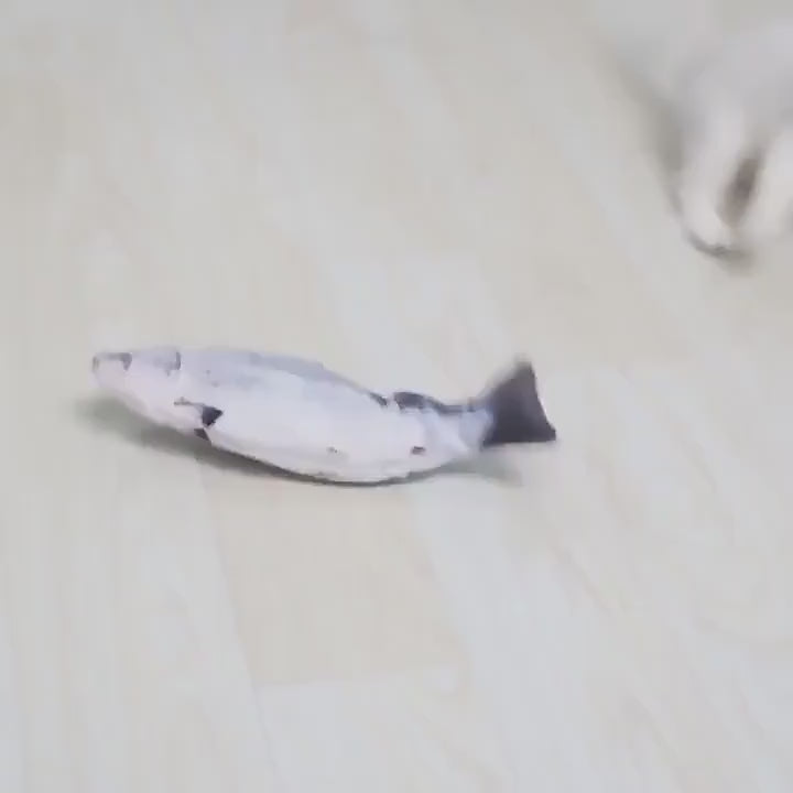 Peixe em Movimento Elétrico Realista - Brinquedo Inteligente para Gatos e Cães
