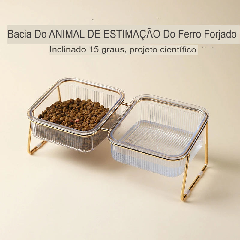 Tigela Transparente com Suporte